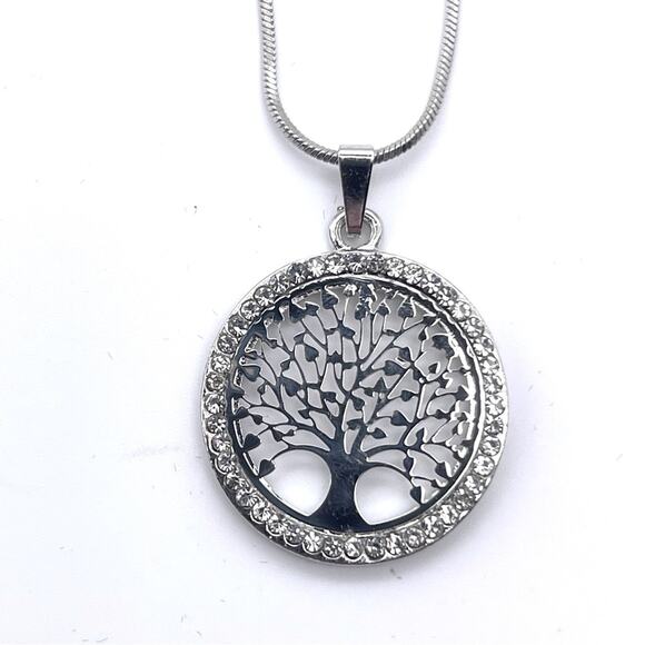 To My Niece from Aunt Family Tree of Life Silver-Tone Necklace Jewelry Pendant - Picture 3 of 9
